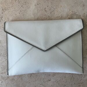 Rebecca Minkoff White Envelope Clutch